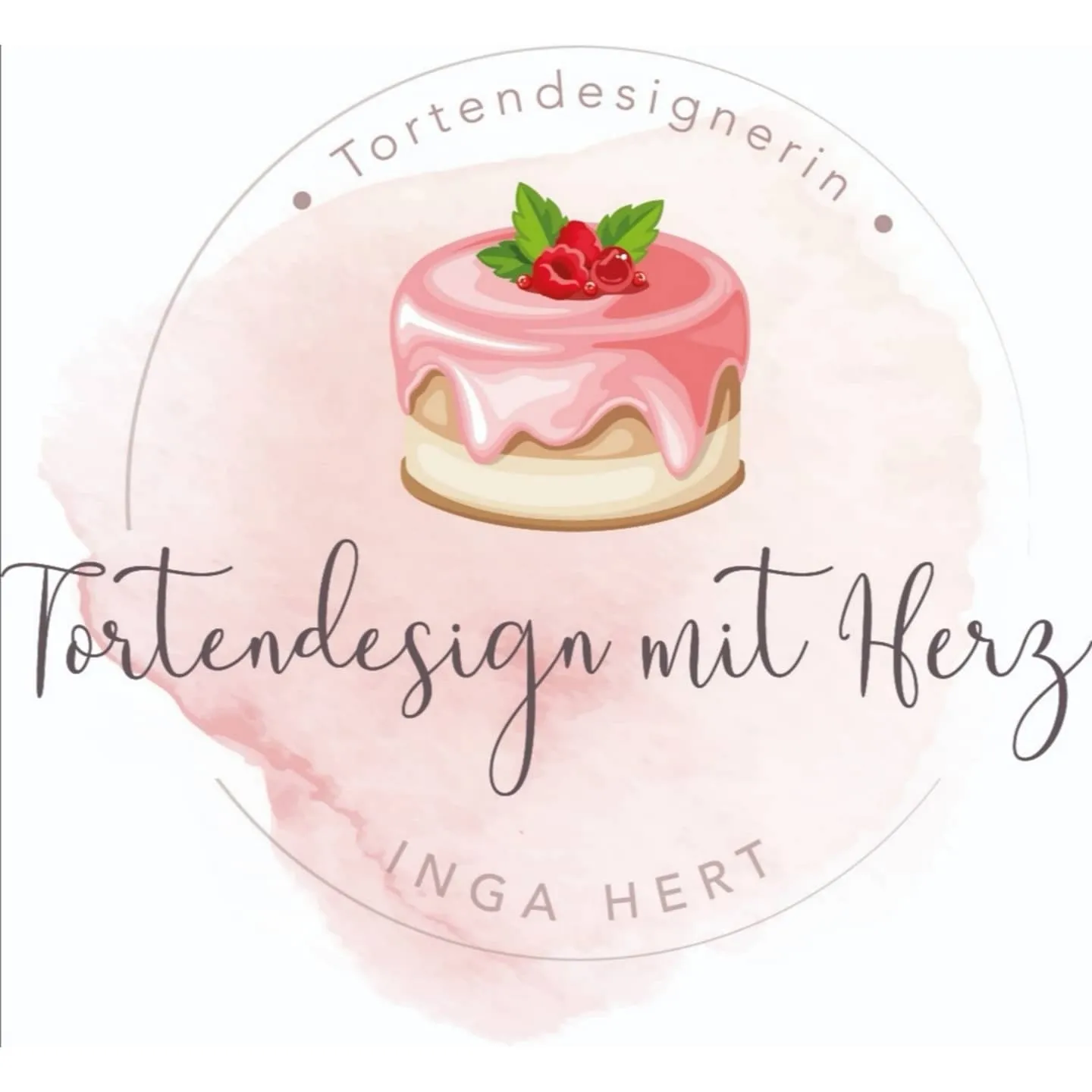 Tortendesign mit Herz - Logo